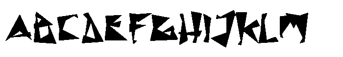Shock Value Semi Font UPPERCASE