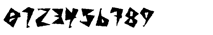 Shock Value Shake Font OTHER CHARS