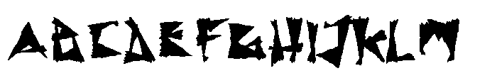 Shock Value Twist Font UPPERCASE