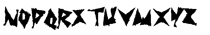 Shock Value Twist Font UPPERCASE
