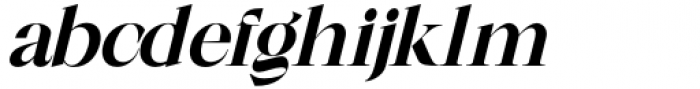 Shocka Family Extra Bold Italic Font LOWERCASE