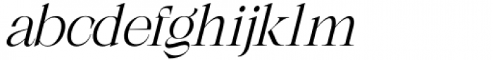 Shocka Family Light Italic Font LOWERCASE