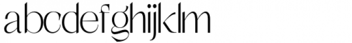 Shocka Family Sans Extra Light Font LOWERCASE