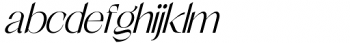 Shocka Family Sans Light Italic Font LOWERCASE