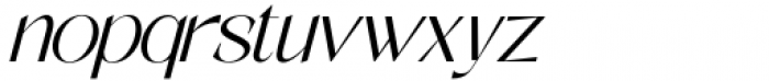 Shocka Family Sans Light Italic Font LOWERCASE