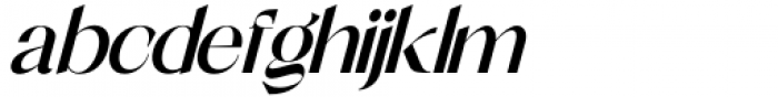 Shocka Family Sans Semi Bold Italic Font LOWERCASE