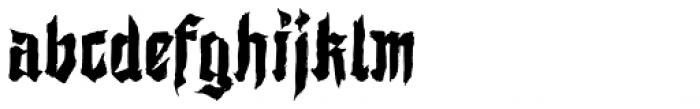Shodo Gothic Font LOWERCASE