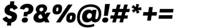 Shoika Black Italic Font OTHER CHARS