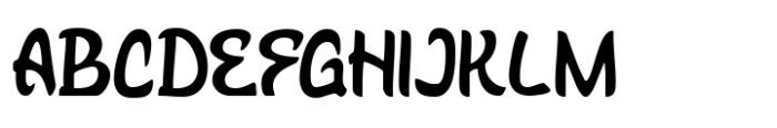 Shokhiful Rounded Bold Font UPPERCASE