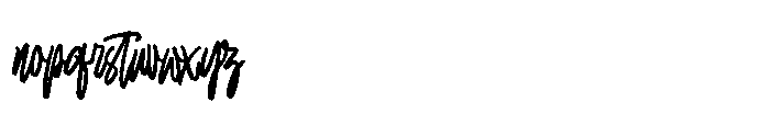 Sholomtha Carpenther Font LOWERCASE
