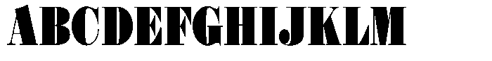 Shomina Black Condensed Font UPPERCASE