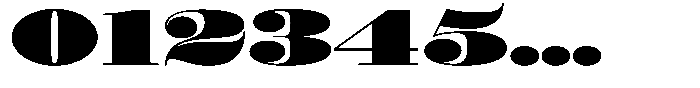 Shomina Black Exp Font OTHER CHARS