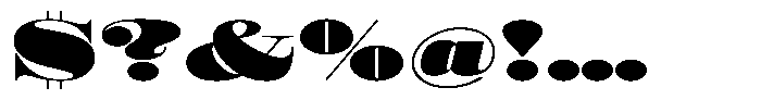 Shomina Black Exp Font OTHER CHARS
