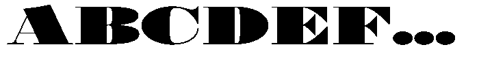 Shomina Black Exp Font UPPERCASE