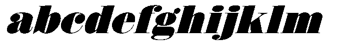 Shomina Black Slant FONT