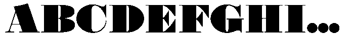 Shomina Black Font UPPERCASE
