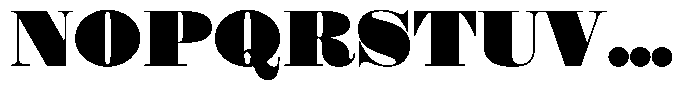 Shomina Black Font UPPERCASE