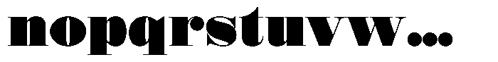 Shomina Black Font LOWERCASE