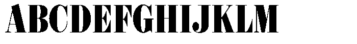 Shomina Bold Condensed Font UPPERCASE