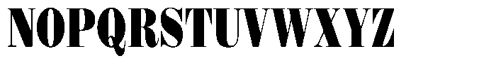 Shomina Bold Condensed Font UPPERCASE