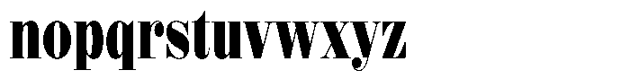 Shomina Bold Condensed Font LOWERCASE