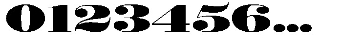Shomina Bold Exp Font OTHER CHARS