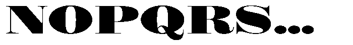 Shomina Bold Exp Font UPPERCASE