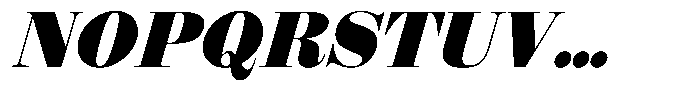 Shomina Bold Slant Font UPPERCASE