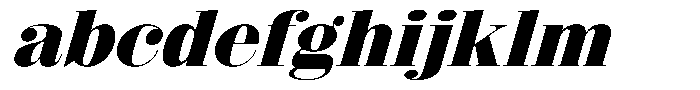 Shomina Bold Slant FONT