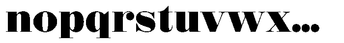 Shomina Bold Font LOWERCASE