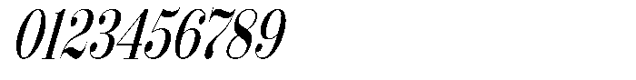 Shomina Light Condensed Slant Font OTHER CHARS