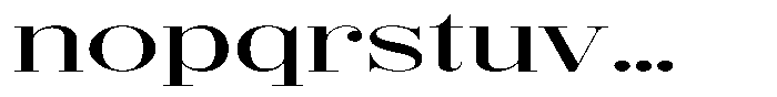 Shomina Light Exp Font LOWERCASE