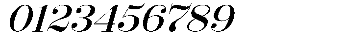 Shomina Light Slant Font OTHER CHARS