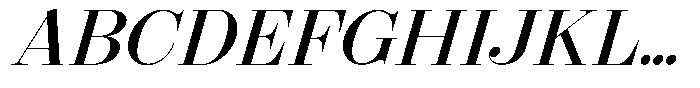 Shomina Light Slant Font UPPERCASE