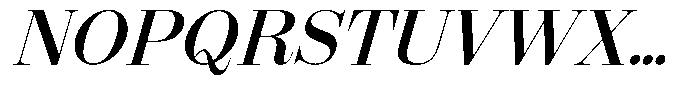 Shomina Light Slant Font UPPERCASE