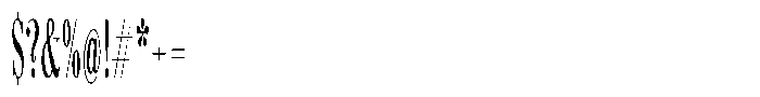 Shomina Light Ultra Condensed Font OTHER CHARS