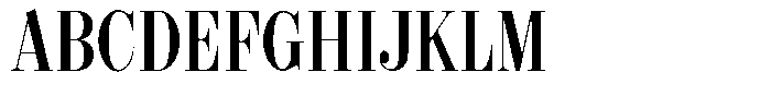 Shomina Regular Condensed Font UPPERCASE