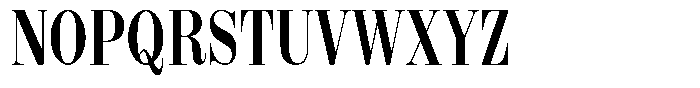 Shomina Regular Condensed Font UPPERCASE