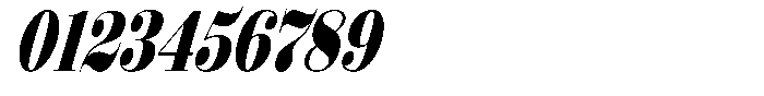 Shomina Semibold Condensed Slant Font OTHER CHARS