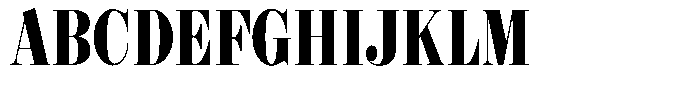 Shomina Semibold Condensed Font UPPERCASE