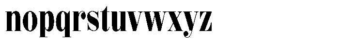Shomina Semibold Condensed Font LOWERCASE