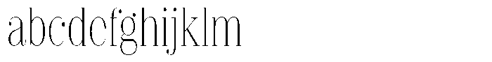 Shomina Thin Condensed FONT