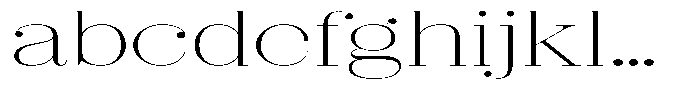 Shomina Thin Exp FONT
