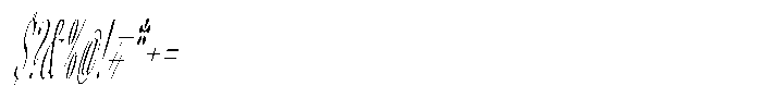 Shomina Thin Ultra Condensed Slant Font OTHER CHARS
