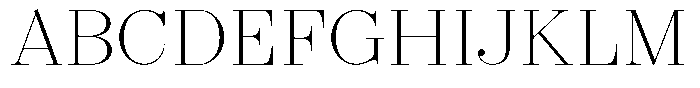 Shomina Thin Font UPPERCASE