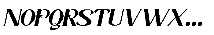 Shoney Italic Regular Font UPPERCASE