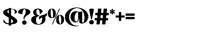 Shoney Regular Font OTHER CHARS