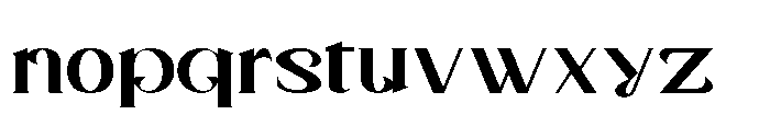 Shoney Regular Font LOWERCASE