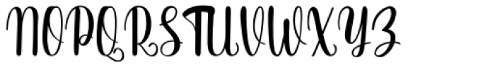 Shopia Modern Calligraphy Regular Font UPPERCASE