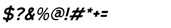 Shore Mystic Italic Font OTHER CHARS